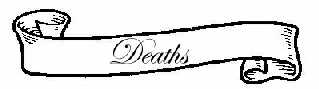Deaths from Valterice, Branna etc.